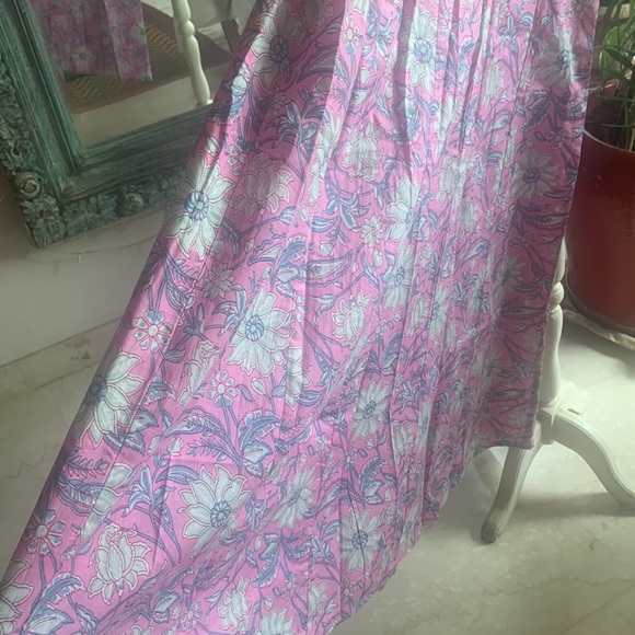 NWT: onion pink cotton kurta. Light flare, 3/4 sleeves. Perfect for summer! - Picture 5 of 6